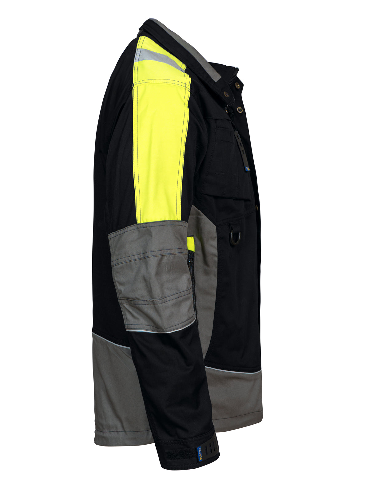 ProJob 4420 Jacke mit Kontrastelementen Schwarz, Seitenansicht rechts