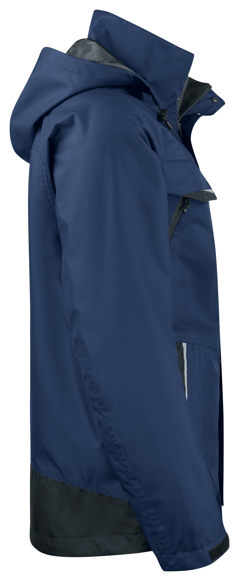 PRO JOB - 4440 Wind-und Wasserdichte Regenjacke mit Kontrastelementen