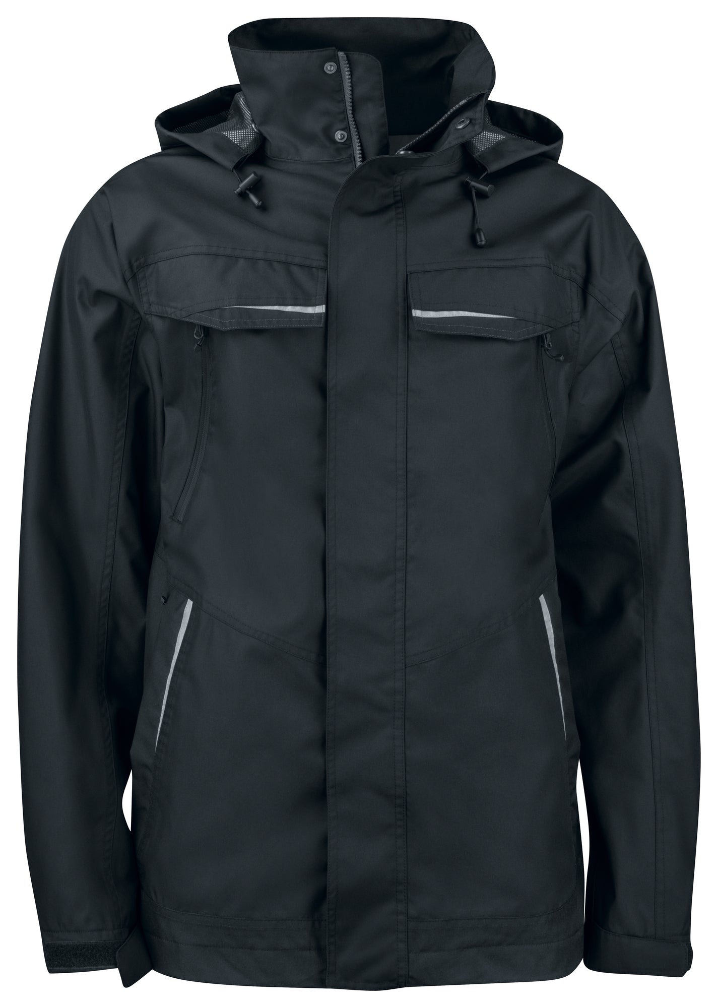 PRO JOB - 4440 Wind-und Wasserdichte Regenjacke mit Kontrastelementen
