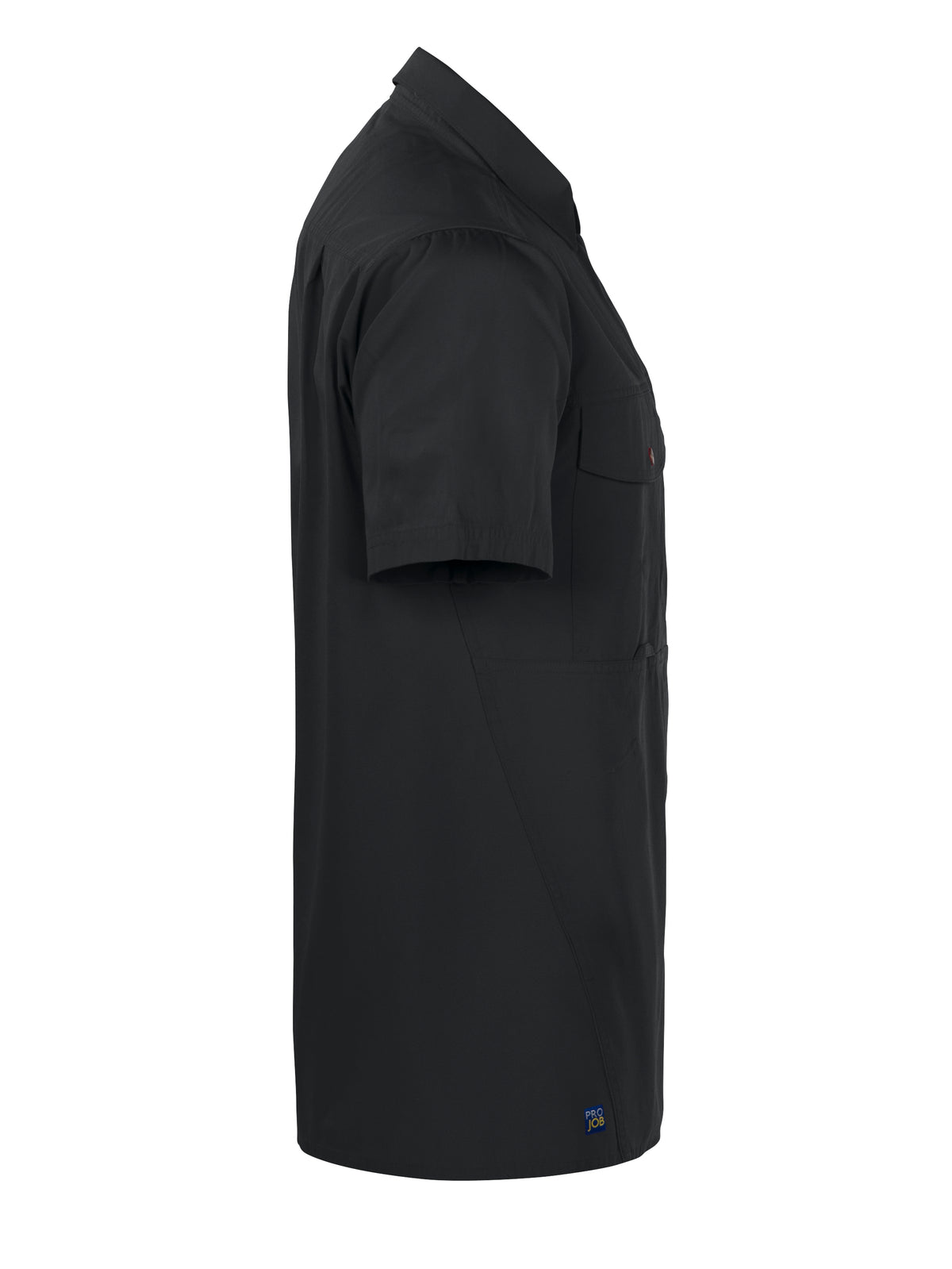 ProJob 5205 Kurzarm Hemd Schwarz, Seitenansicht rechts