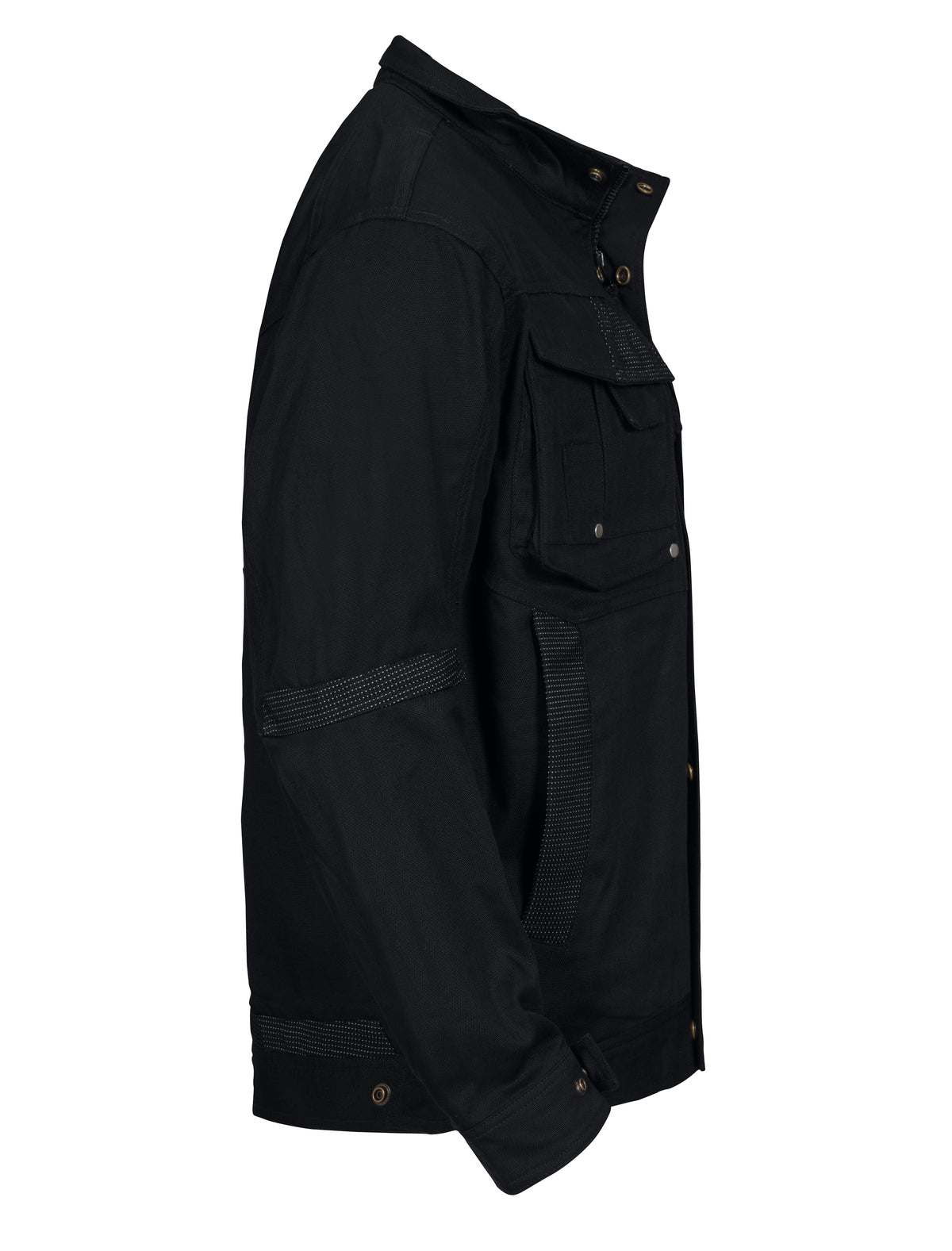 ProJob 5414 Canvas-Jacke Schwarz, Seitenansicht rechts
