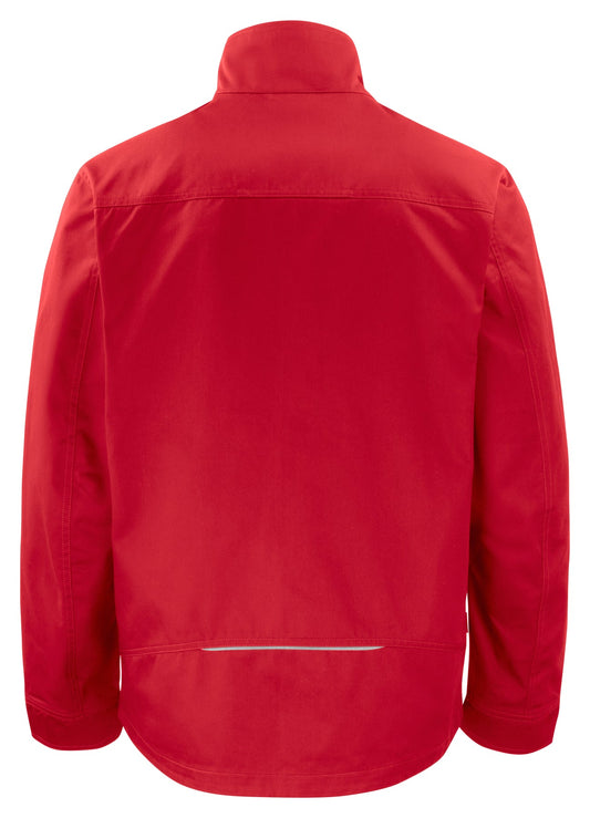 ProJob 5425 Service Jacke mit Kontrastelementen Rot, Rückansicht