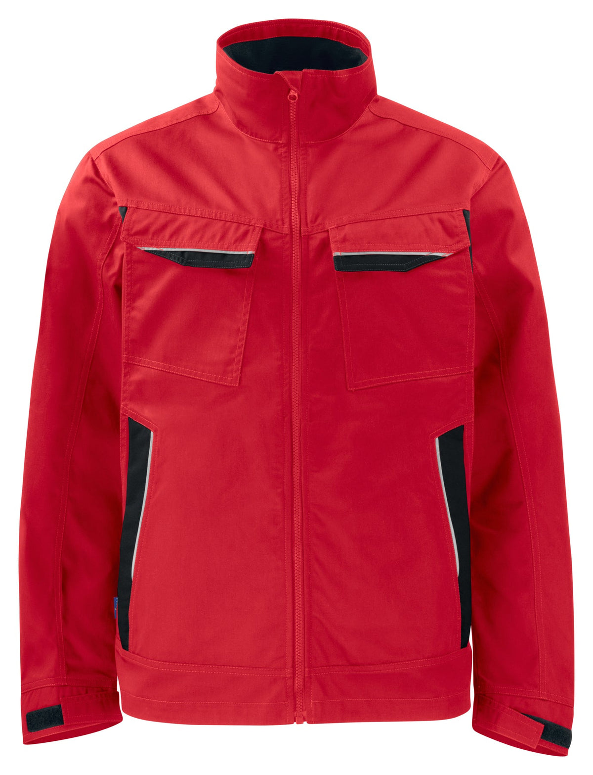 ProJob 5425 Service Jacke mit Kontrastelementen Rot, Vorderansicht