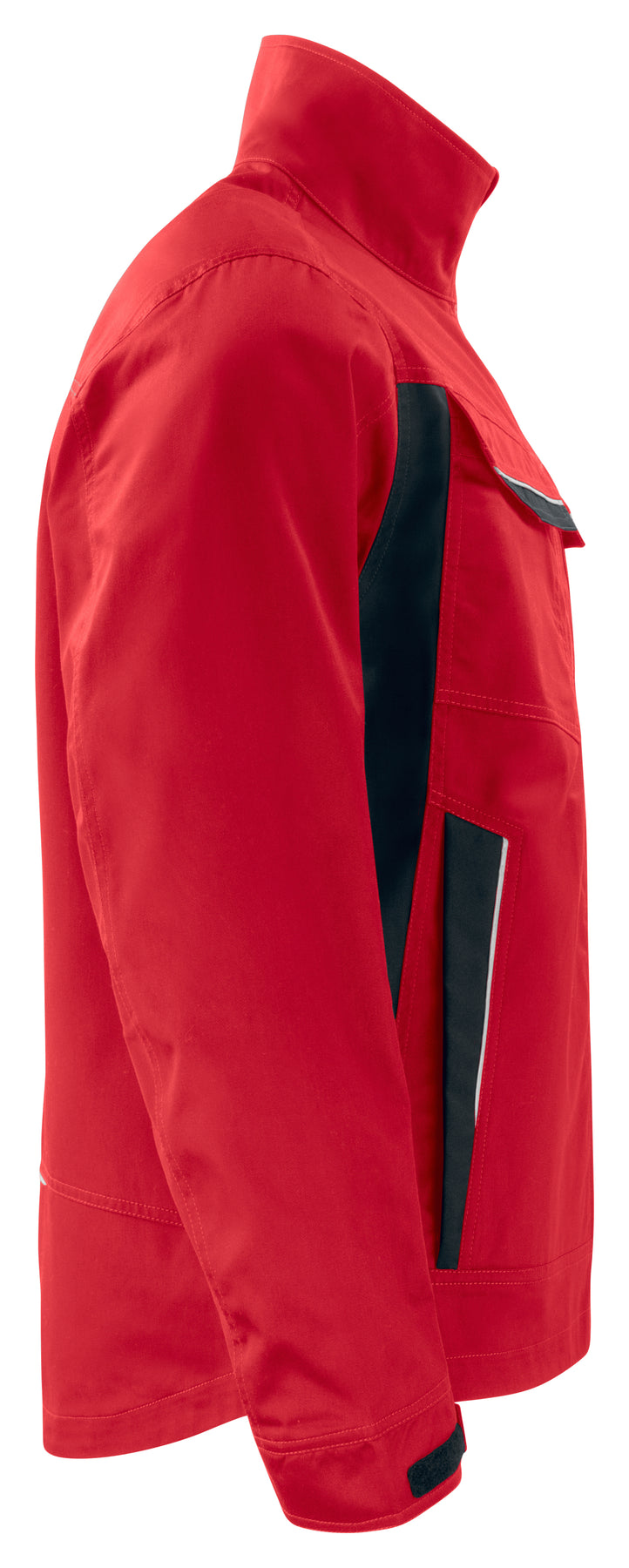 ProJob 5425 Service Jacke mit Kontrastelementen Rot, Seitenansicht rechts