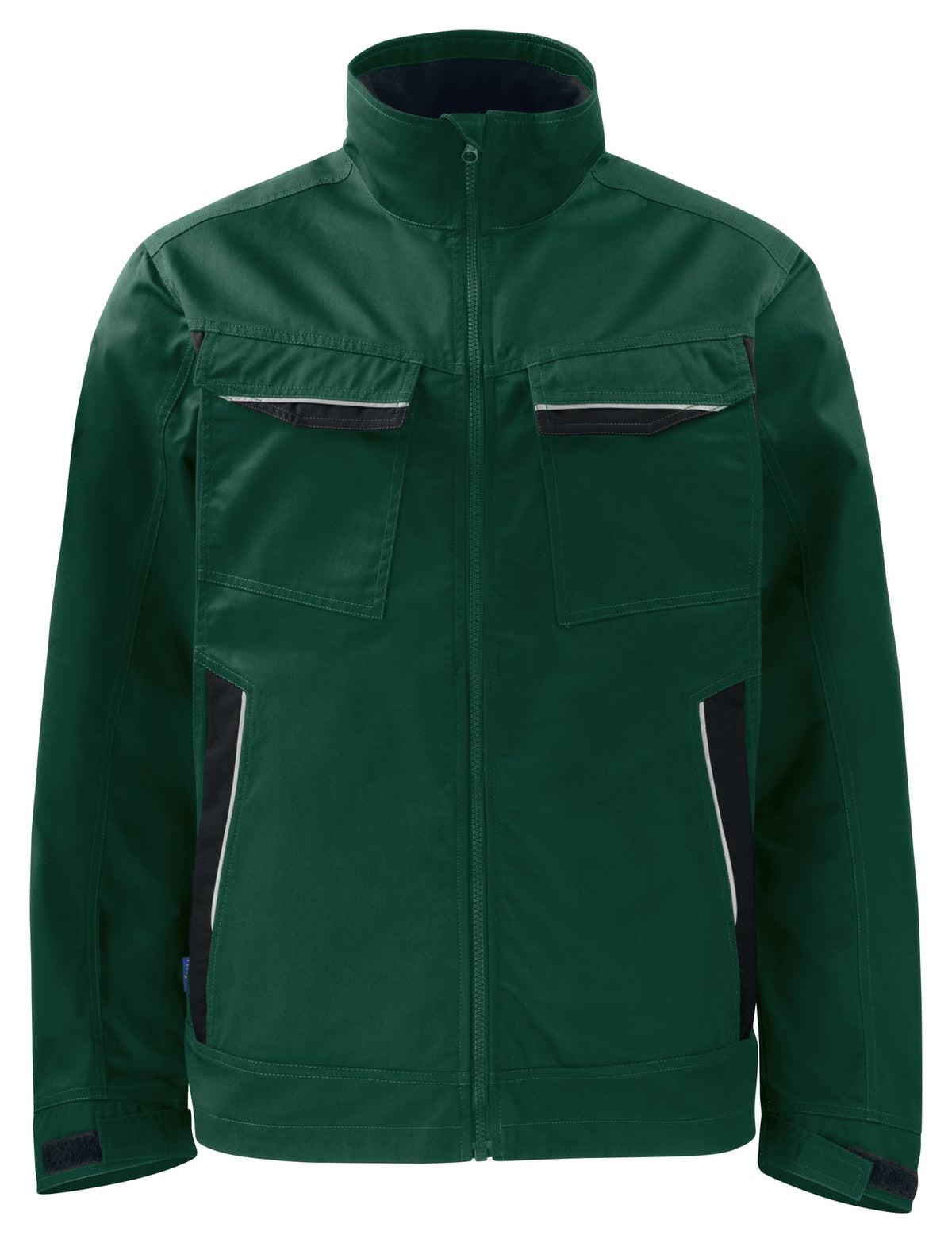 ProJob 5425 Service Jacke mit Kontrastelementen Grün, Vorderansicht
