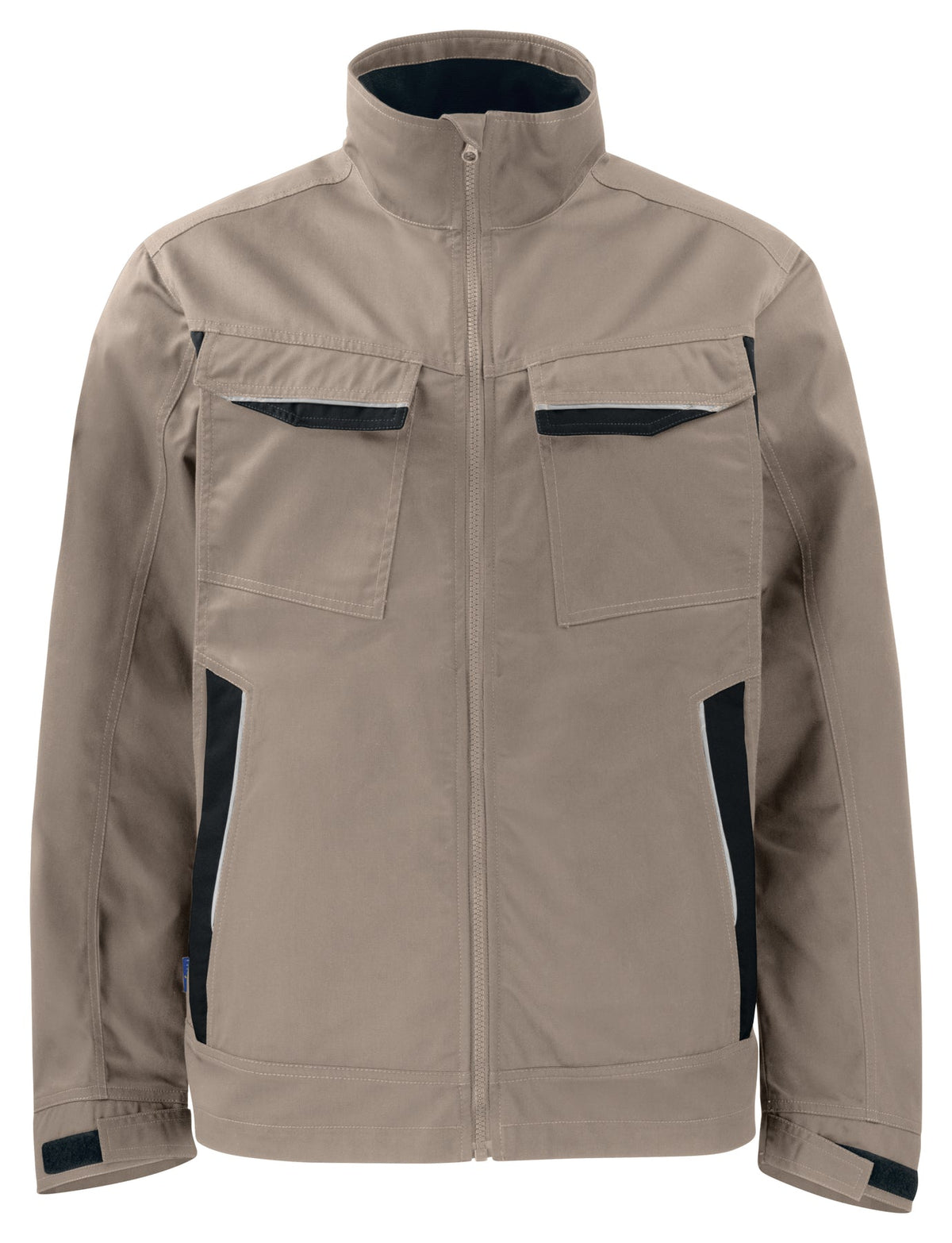 ProJob 5425 Service Jacke mit Kontrastelementen Khaki, Vorderansicht