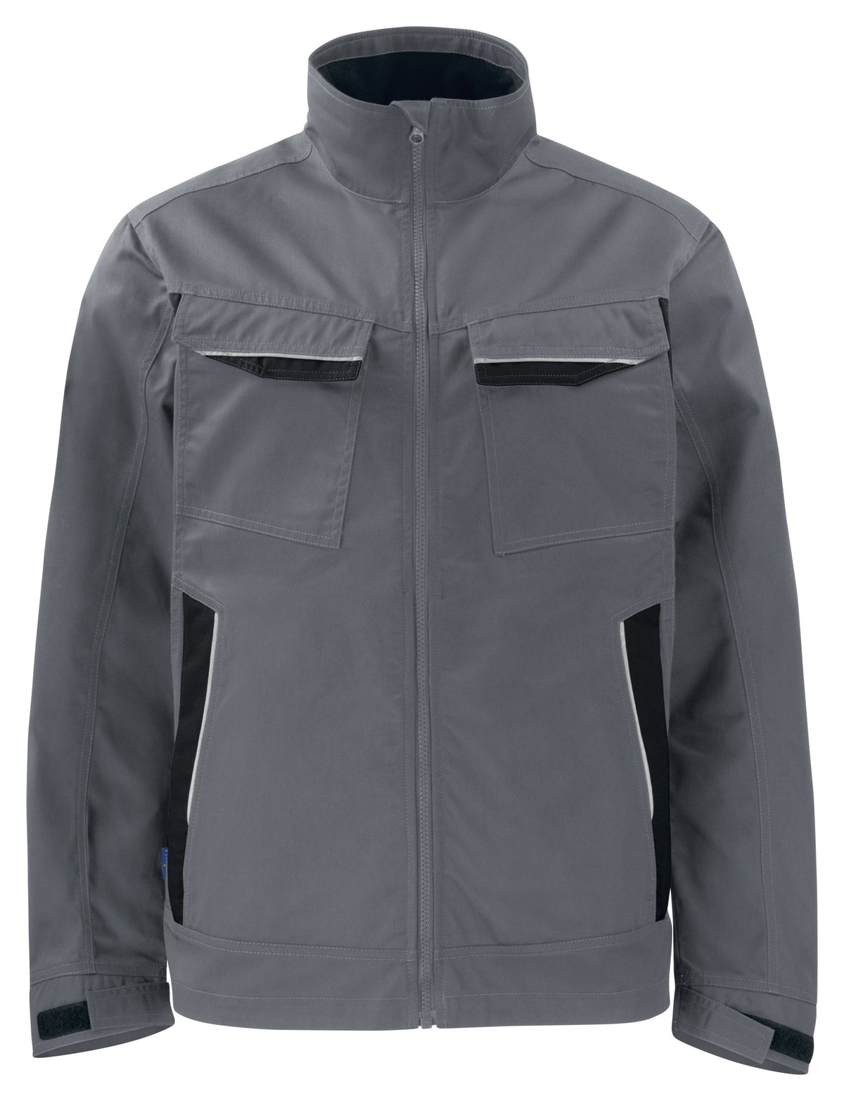 ProJob 5425 Service Jacke mit Kontrastelementen Grau, Vorderansicht