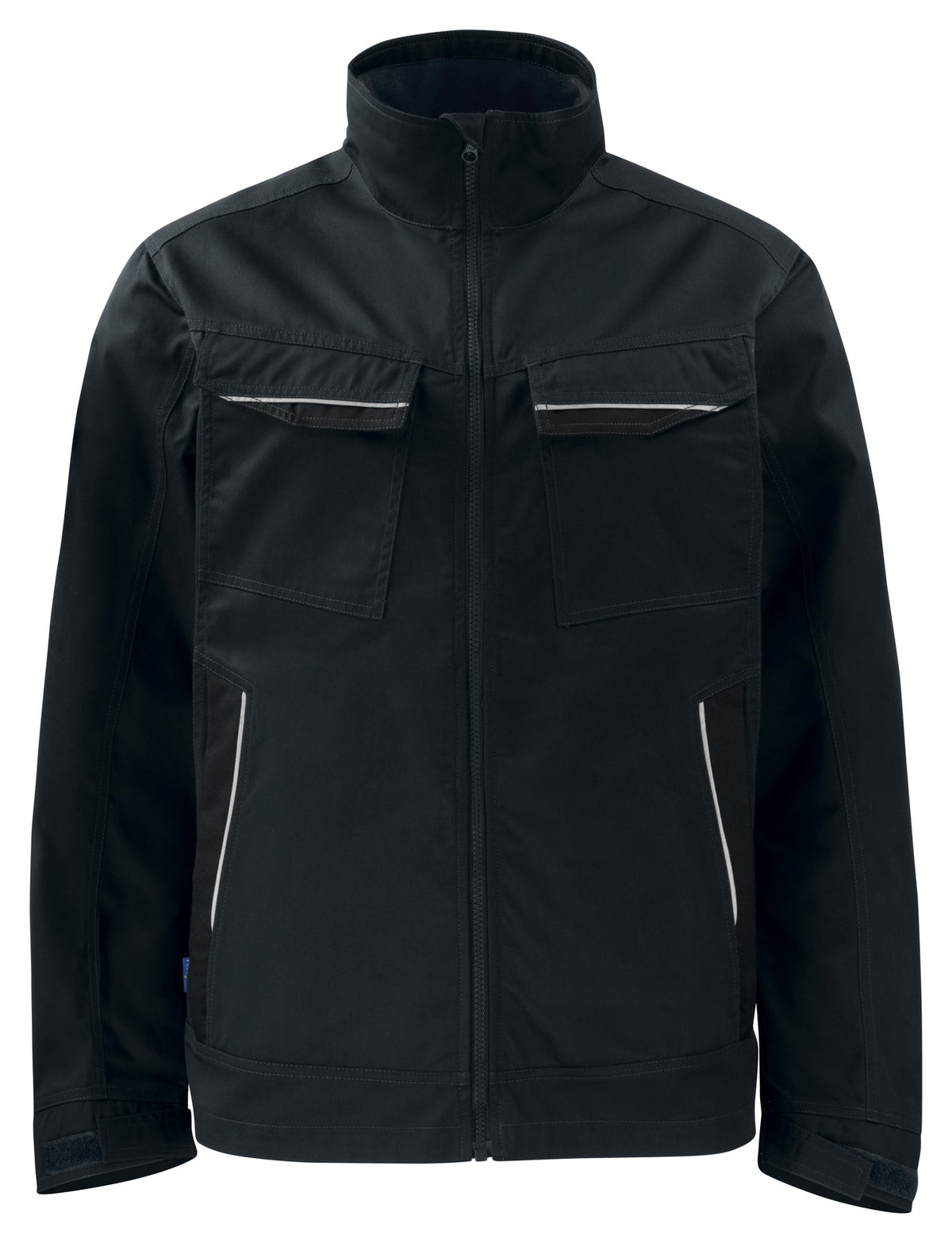 ProJob 5425 Service Jacke mit Kontrastelementen Schwarz, Vorderansicht