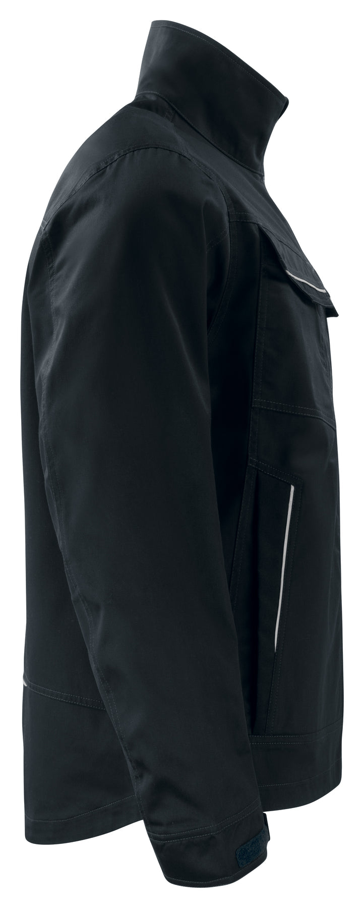 ProJob 5425 Service Jacke mit Kontrastelementen Schwarz, Seitenansicht rechts