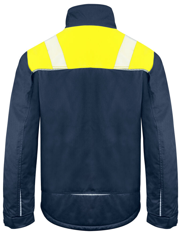PRO JOB - 5428 gefütterte Jacke mit Kontrastelementen