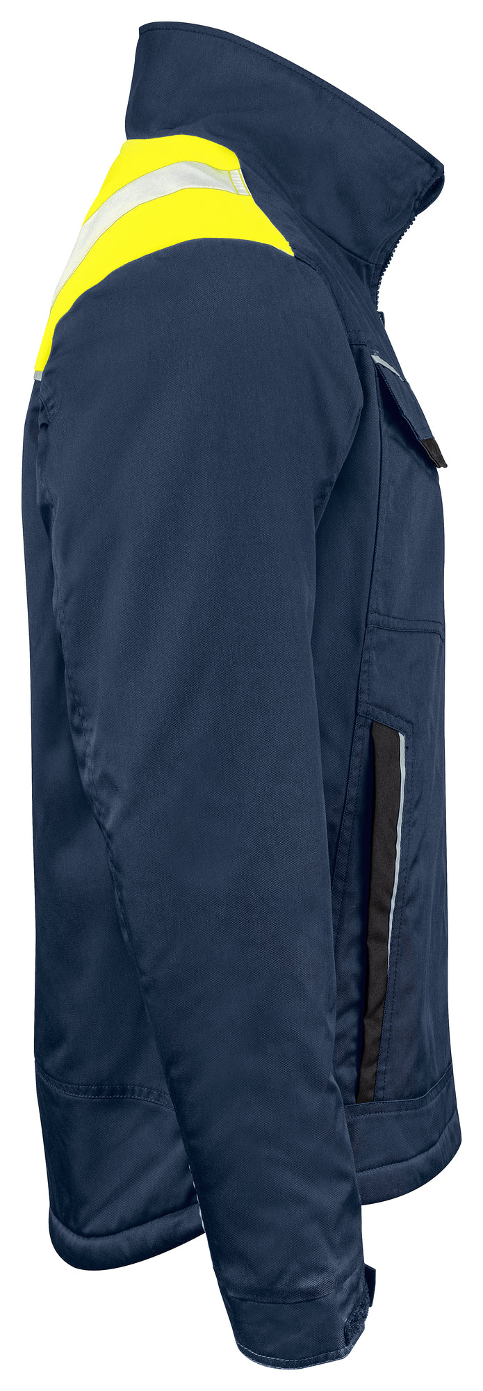 PRO JOB - 5428 gefütterte Jacke mit Kontrastelementen