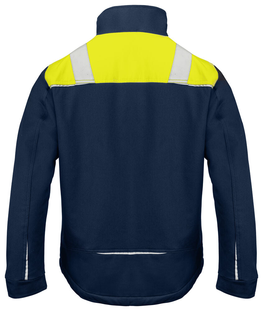 PRO JOB - Gefütterte Jacke mit Kontrastelementen