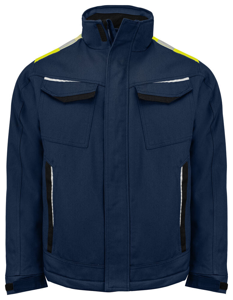 PRO JOB - Gefütterte Jacke mit Kontrastelementen