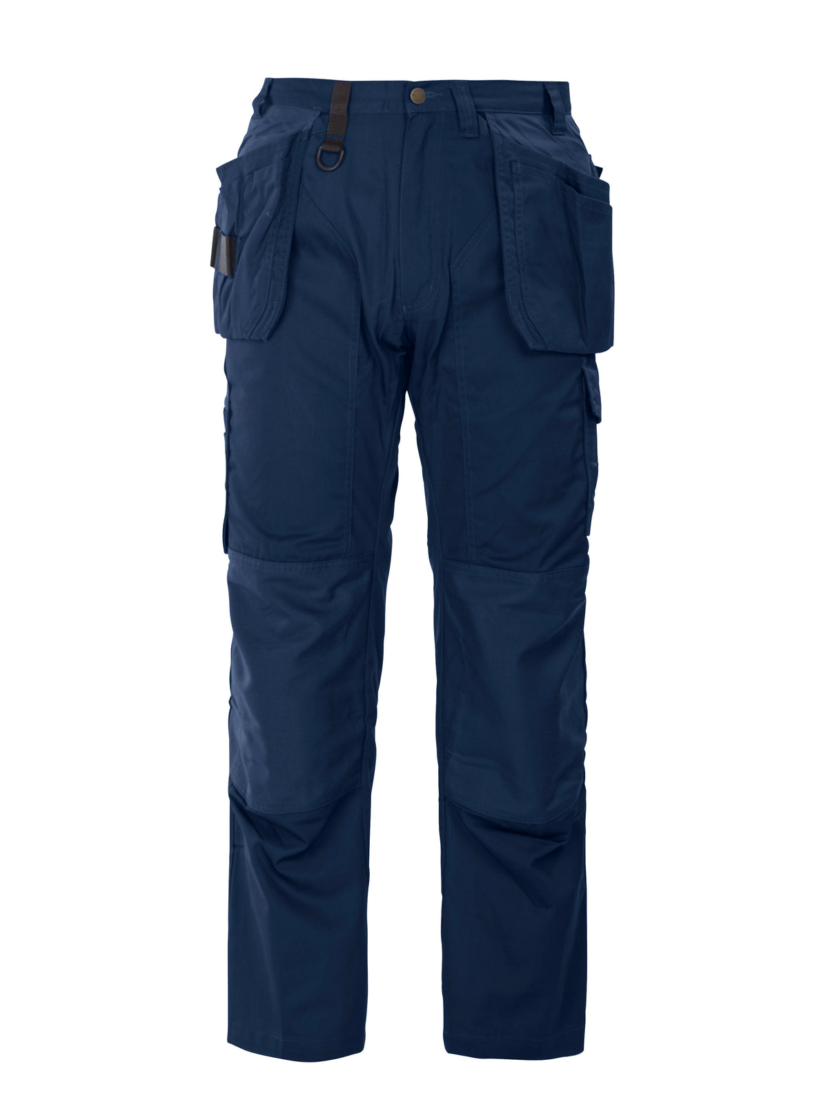 ProJob 5512 Oberschenkelverstärkte Hose mit Knieverstärkung und Hängetaschen Marine, Vorderansicht
