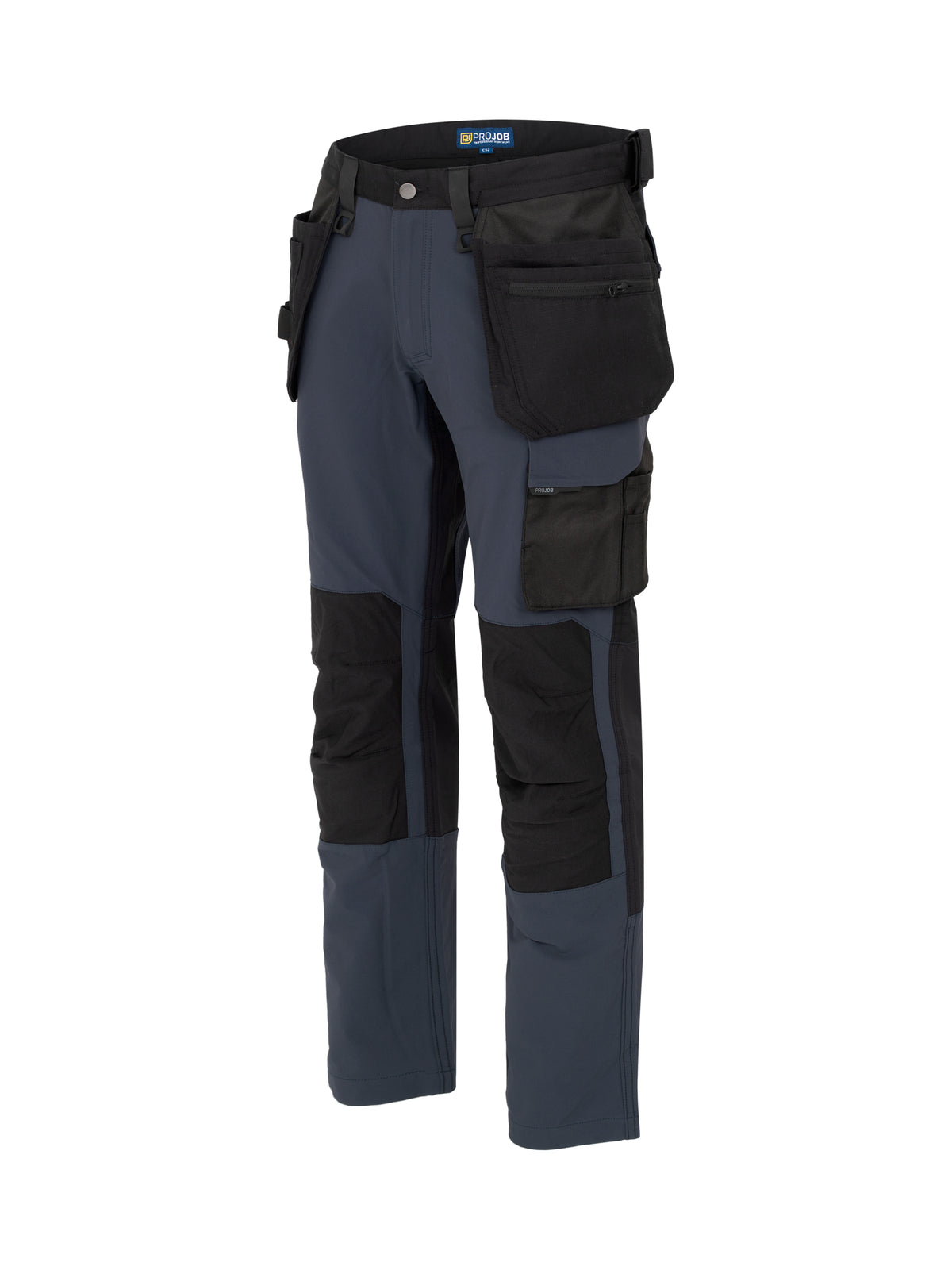 ProJob 5551 Bundhose Stretch mit Hängetaschen Navy/Black, Produktansicht