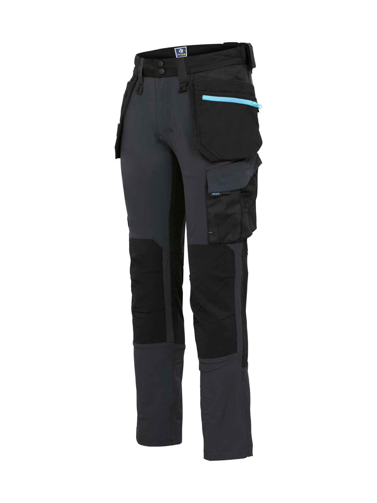 ProJob 5551 Bundhose Stretch mit Hängetaschen Marine, Produktansicht