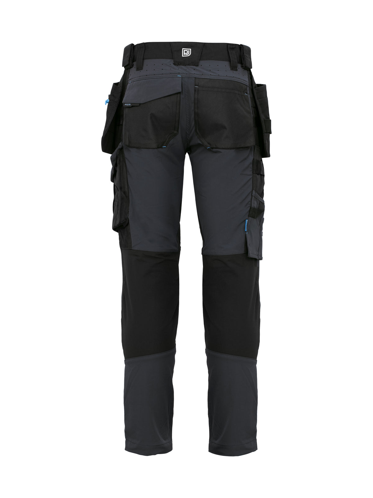 ProJob 5551 Bundhose Stretch mit Hängetaschen Marine, Rückansicht