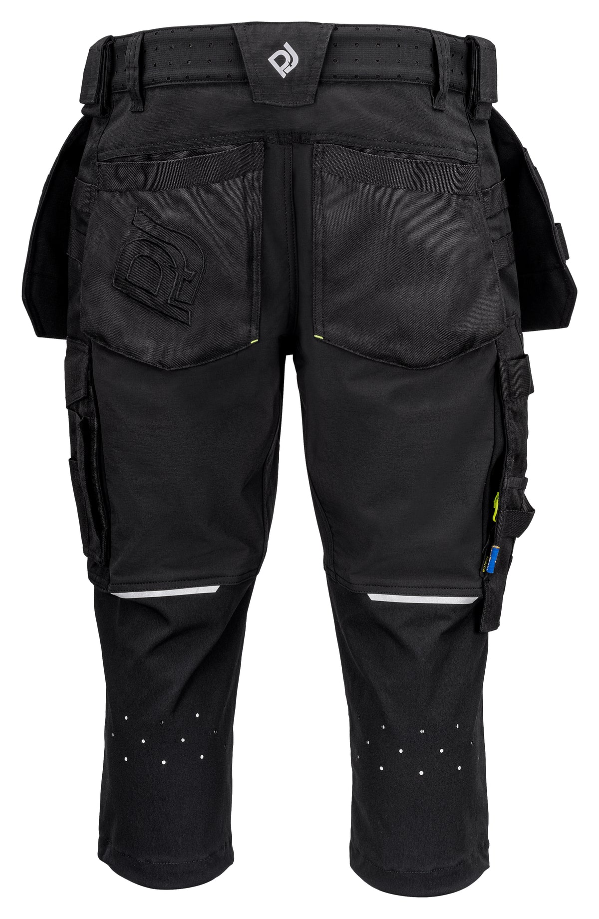 ProJob 5557 Piratenhose Stretch mit Hängetaschen Schwarz, Rückansicht
