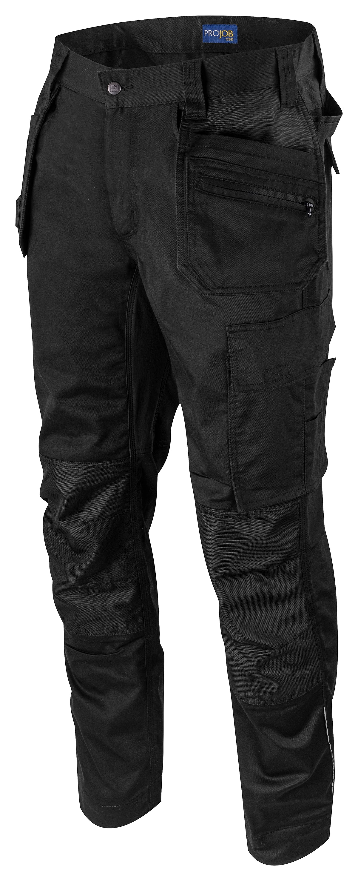 ProJob 5570 Bundhose Stretch mit Hängetaschen Schwarz, Produktansicht
