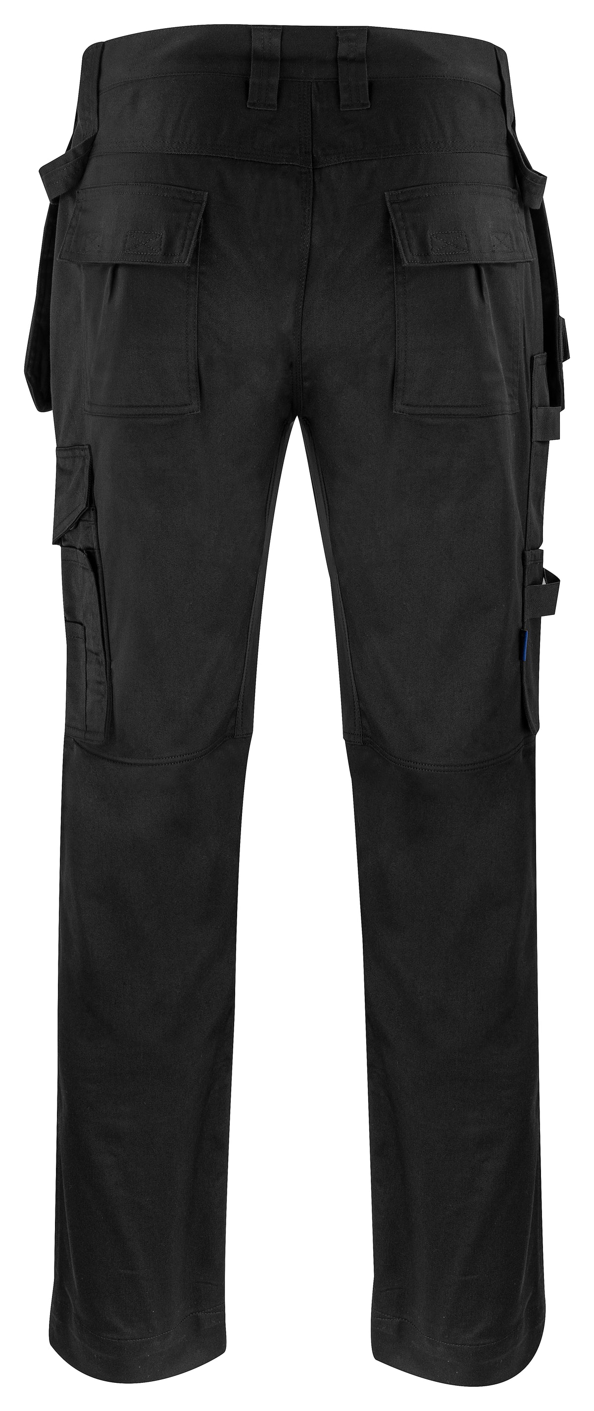ProJob 5570 Bundhose Stretch mit Hängetaschen Schwarz, Rückansicht