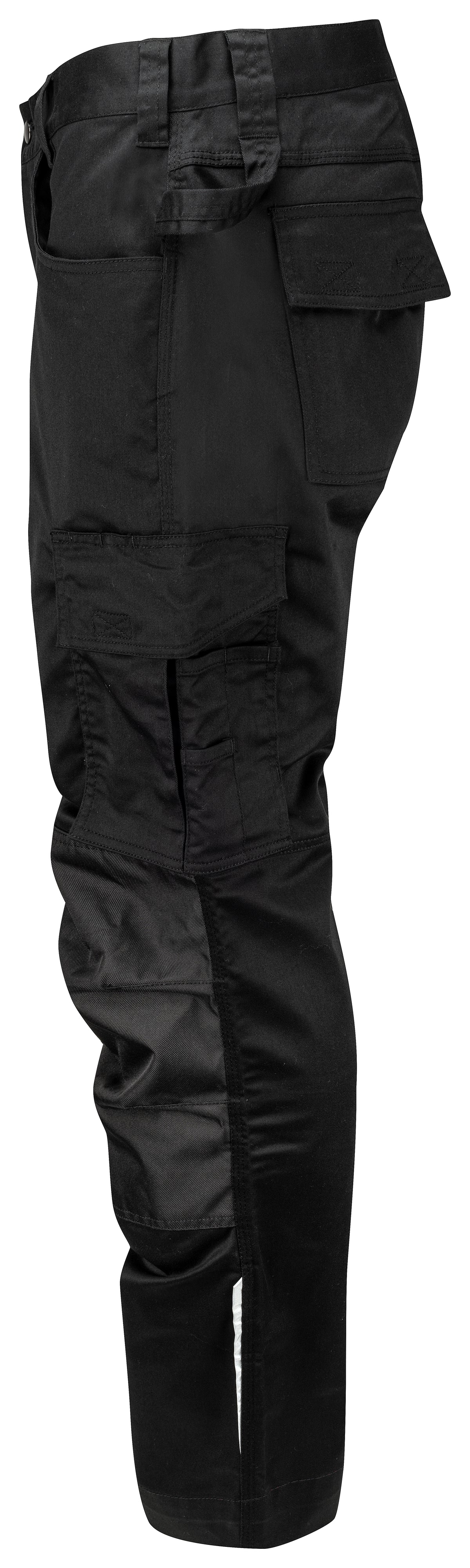 ProJob 5574 Bundhose Stretch Schwarz, Seitenansicht links