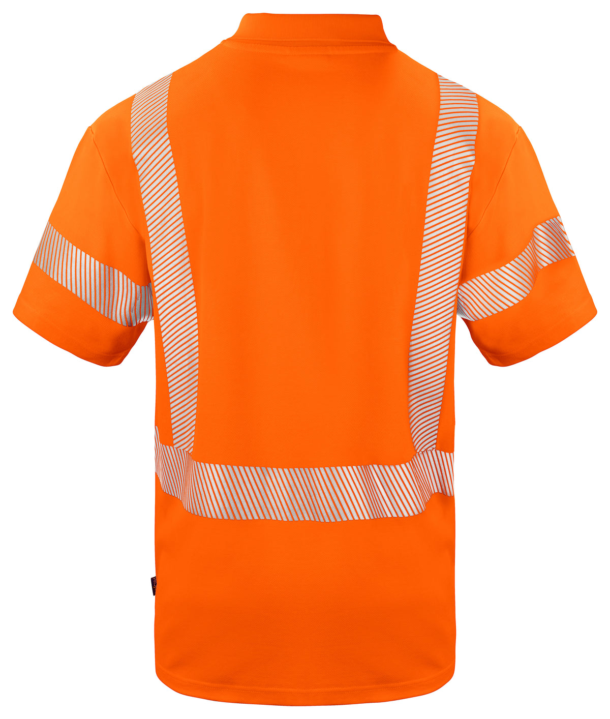 ProJob 6015 Polo Piqué EN ISO 20471 Klasse 3/2 Orange, Rückansicht