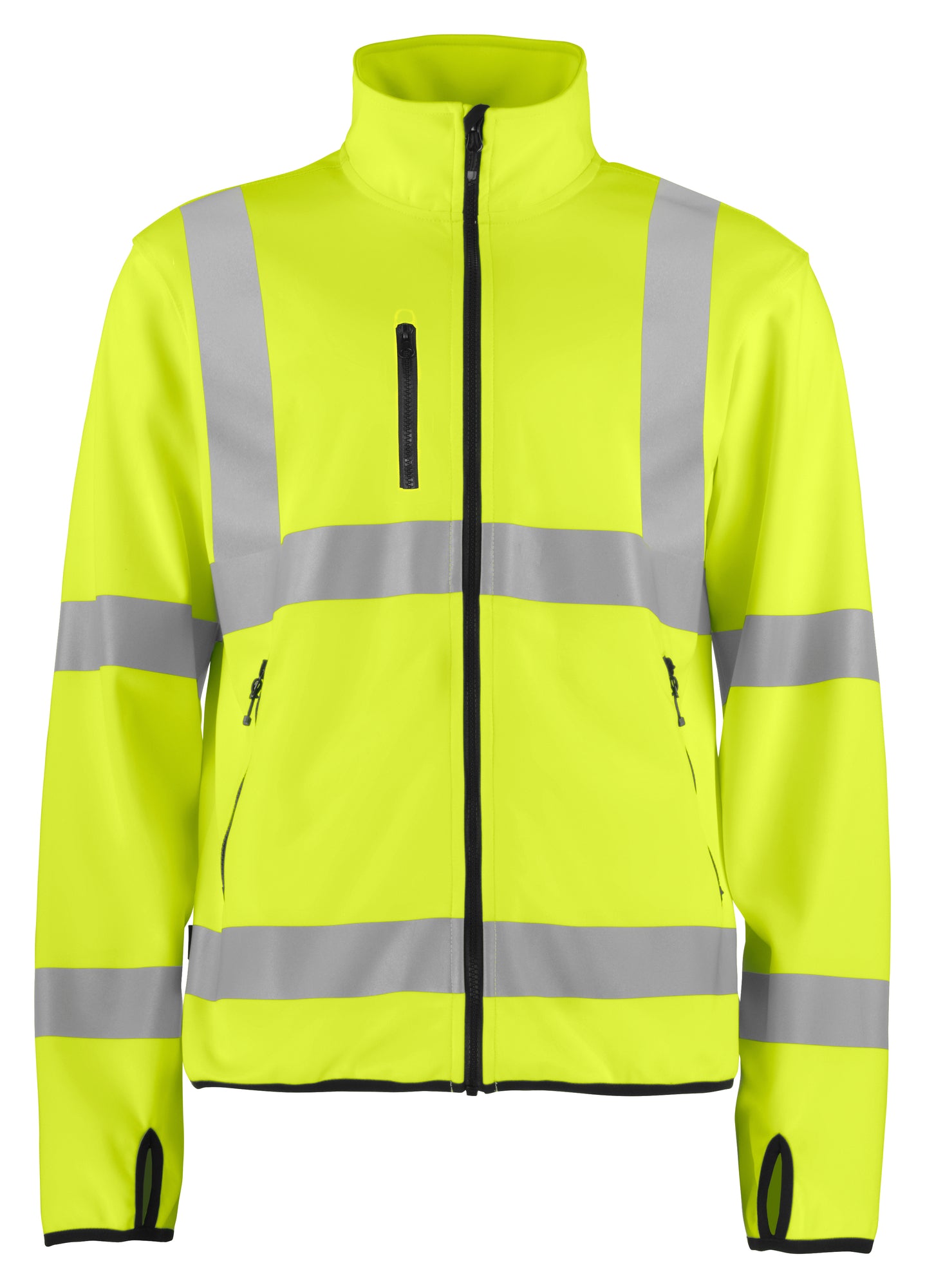 Pro Job - 6105 leichte Warnschutz Softshell Jacke EN ISO Klasse 3