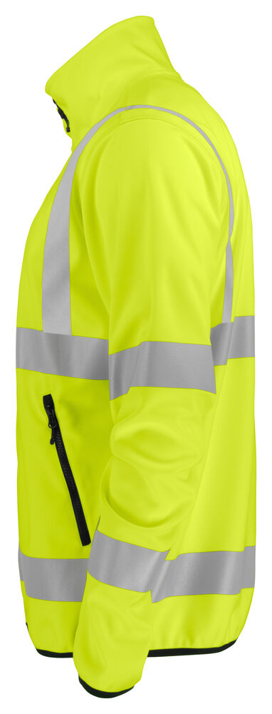 Pro Job - 6105 leichte Warnschutz Softshell Jacke EN ISO Klasse 3