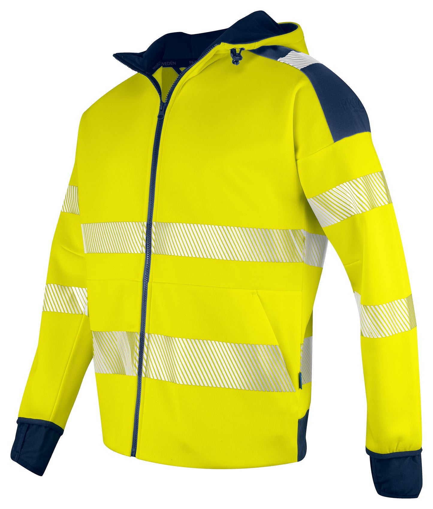 Pro Job - 6110 Fullzip Kapuzenjacke EN ISO Klasse 3/2