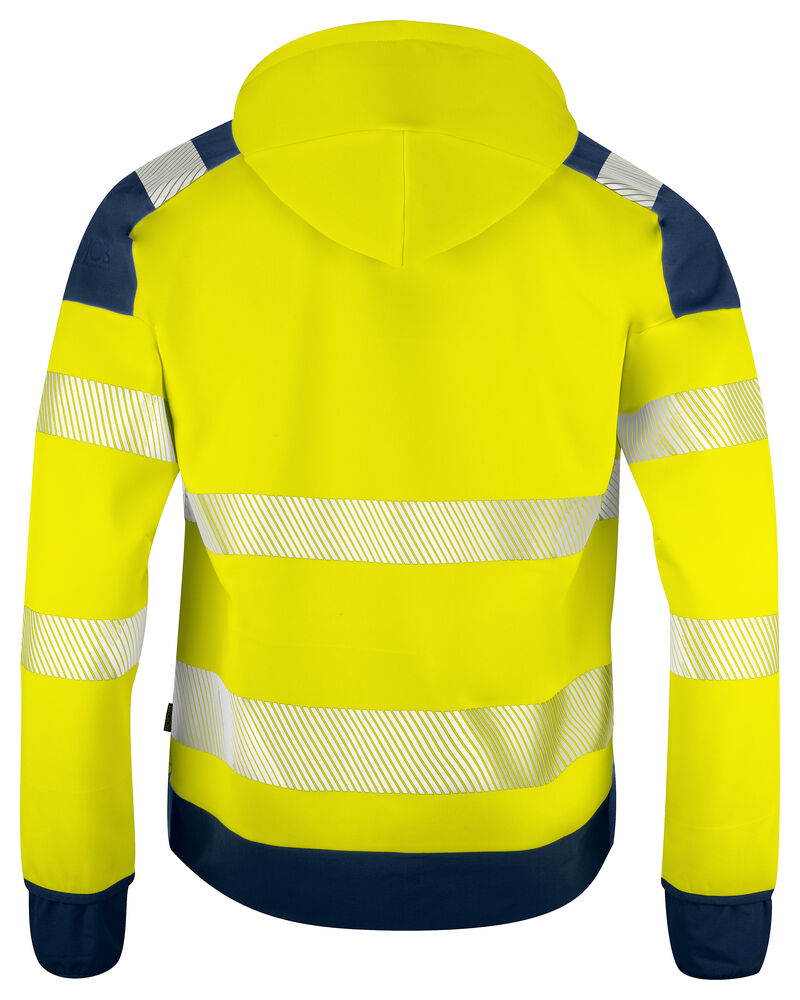 Pro Job - 6110 Fullzip Kapuzenjacke EN ISO Klasse 3/2
