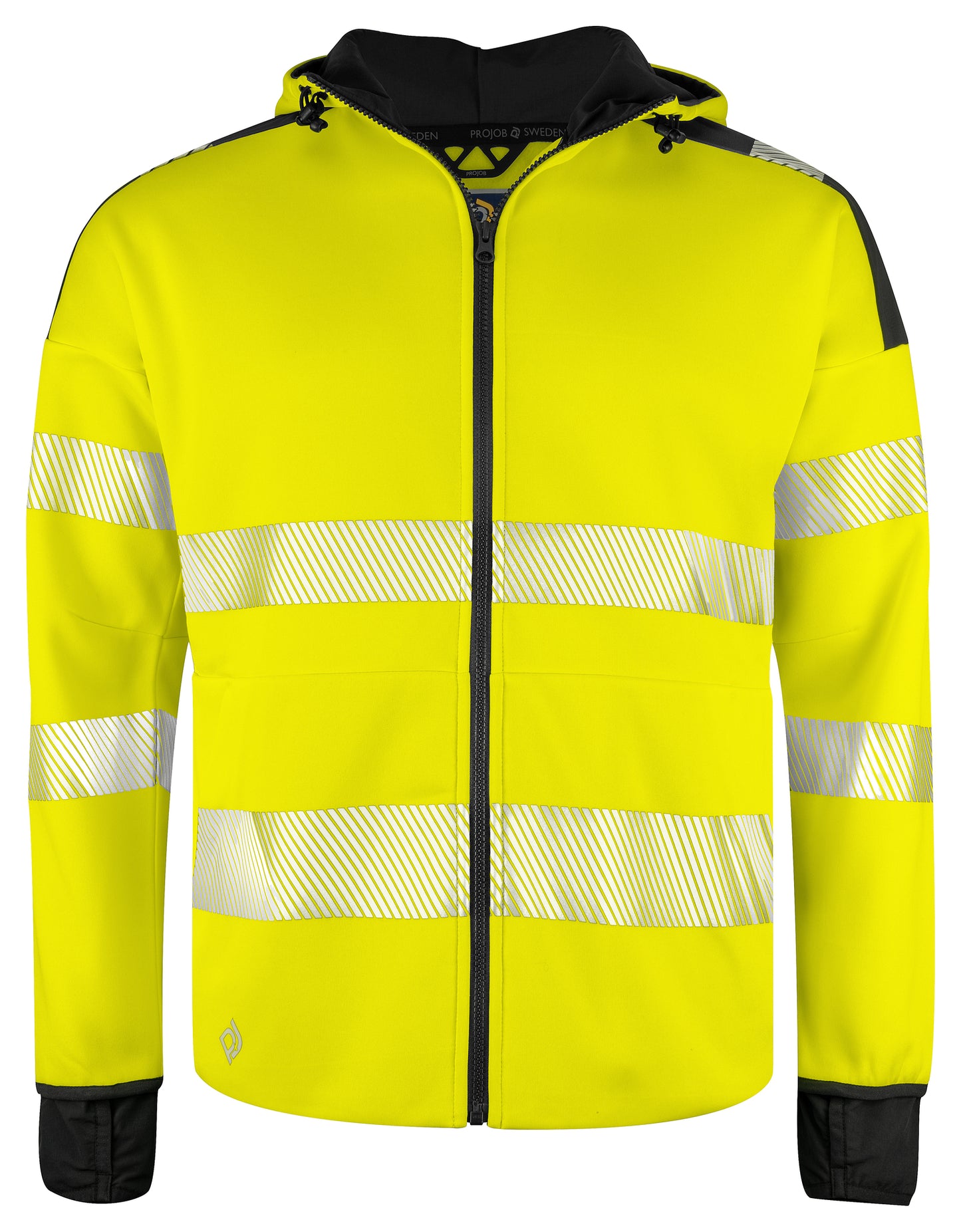 Pro Job - 6110 Fullzip Kapuzenjacke EN ISO Klasse 3/2
