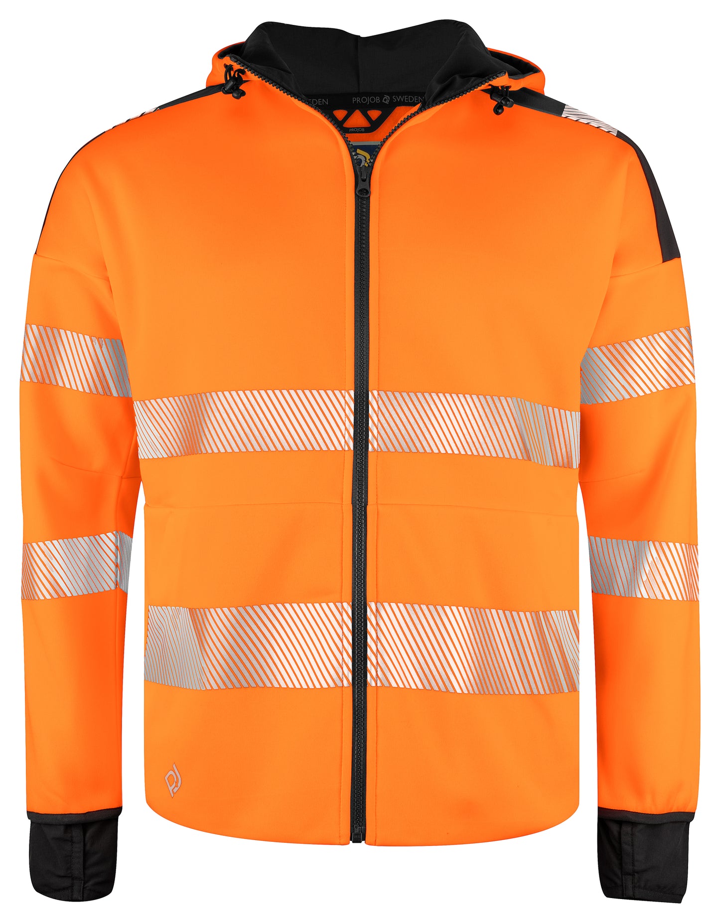 Pro Job - 6110 Fullzip Kapuzenjacke EN ISO Klasse 3/2