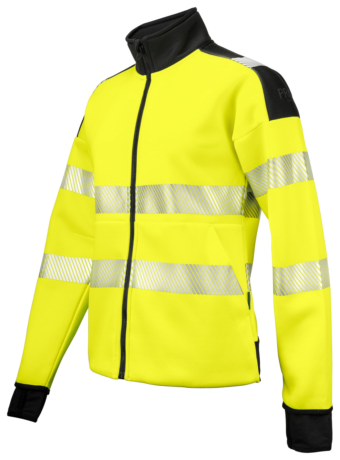 PRO JOB - 6111 Damen Funktions-Sweatshirt Jacke EN ISO Klasse 3/2