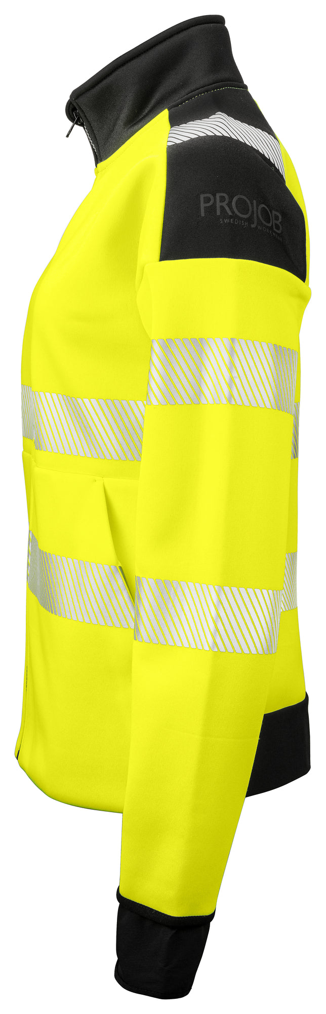 PRO JOB - 6111 Damen Funktions-Sweatshirt Jacke EN ISO Klasse 3/2