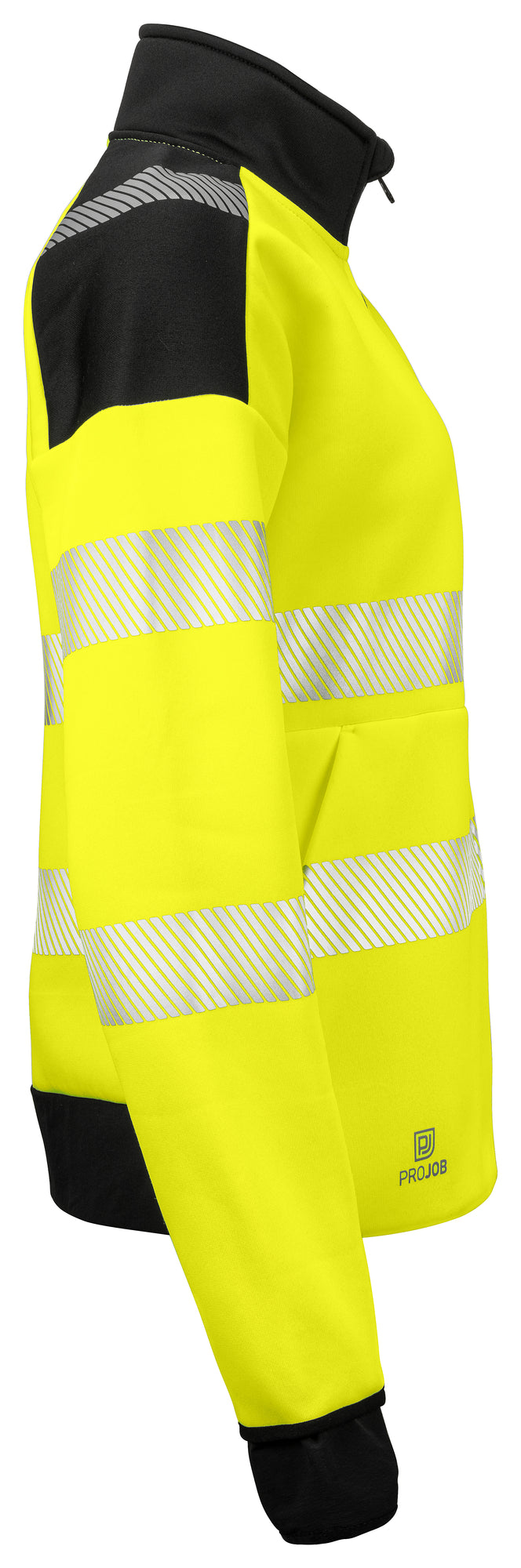 PRO JOB - 6111 Damen Funktions-Sweatshirt Jacke EN ISO Klasse 3/2