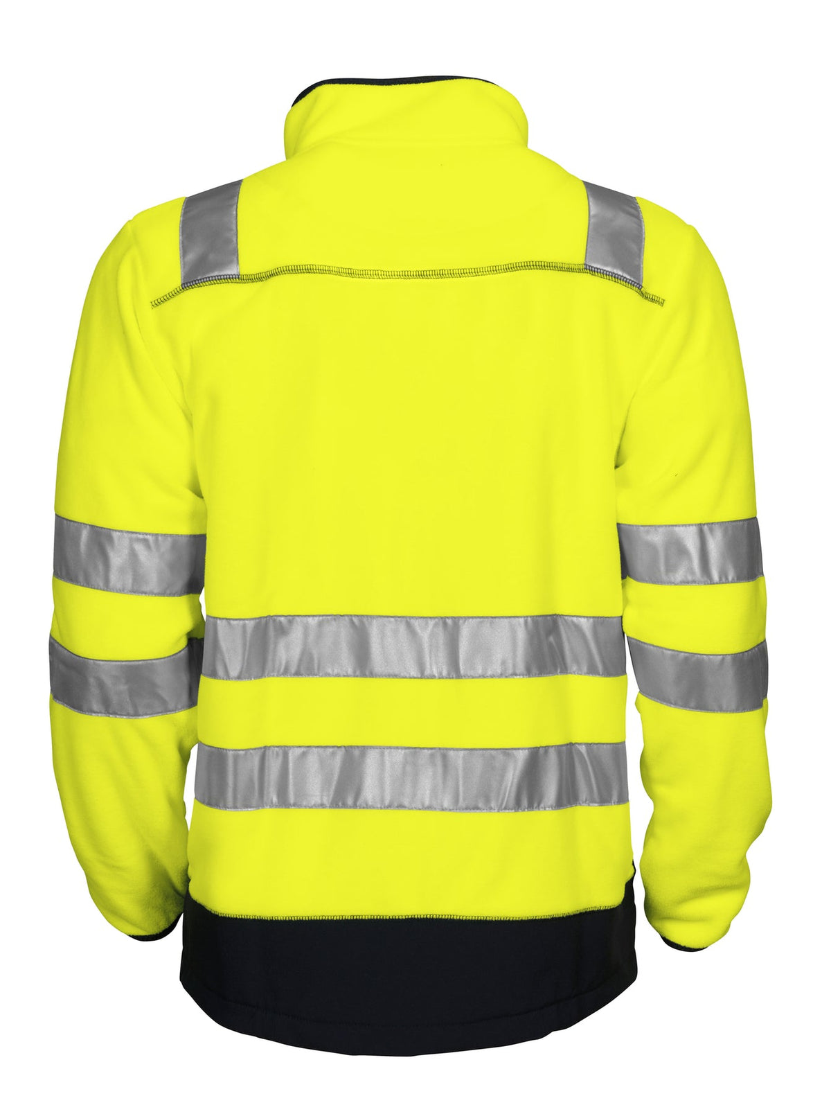 ProJob 6303 Warnschutz-Polarfleecejacke, Rückansicht