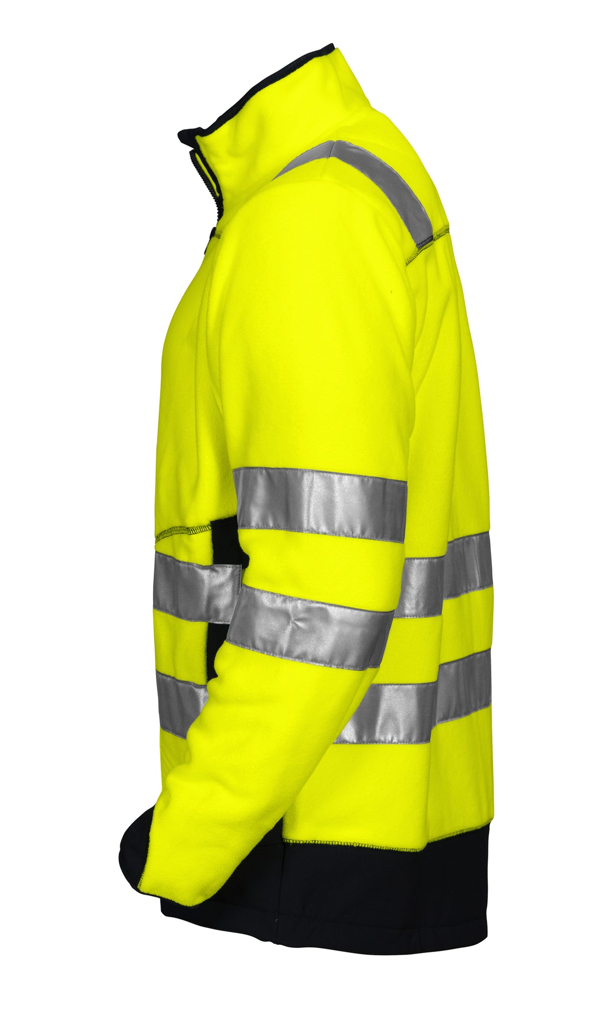 ProJob 6303 Warnschutz-Polarfleecejacke, linke Seite
