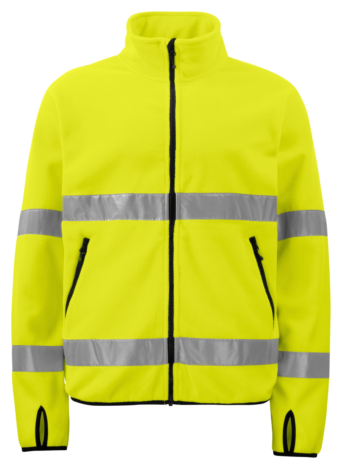 Pro Job - 6327 Warnschutz Polar Fleece Jacke EN ISO Klasse 3