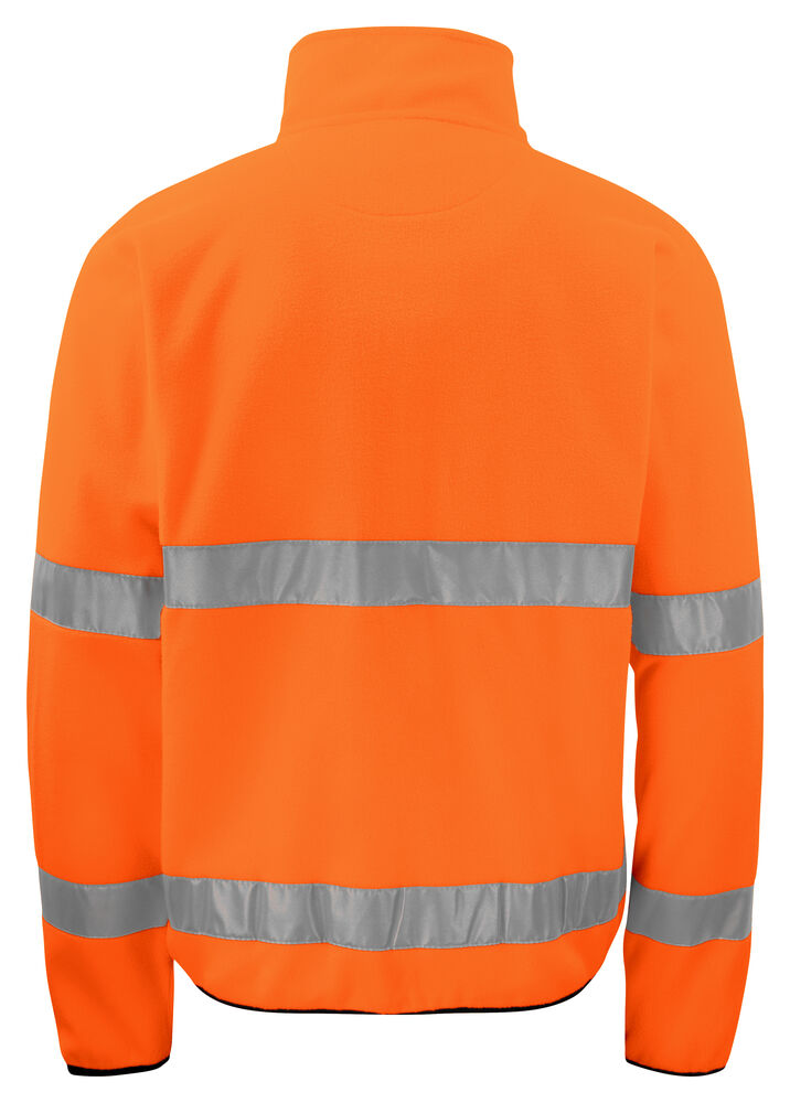 Pro Job - 6327 Warnschutz Polar Fleece Jacke EN ISO Klasse 3