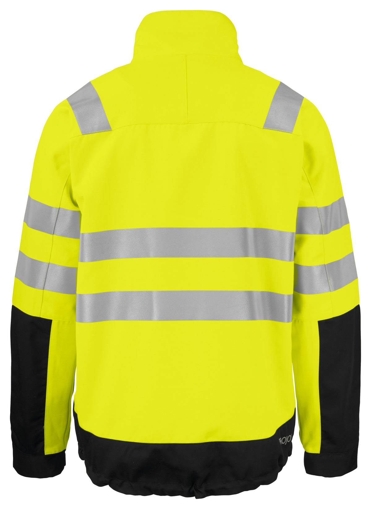 ProJob 6415 Jacke aus Mischgewebe EN ISO 20471 Klasse 3/2 Gelb/Schwarz, Rückansicht