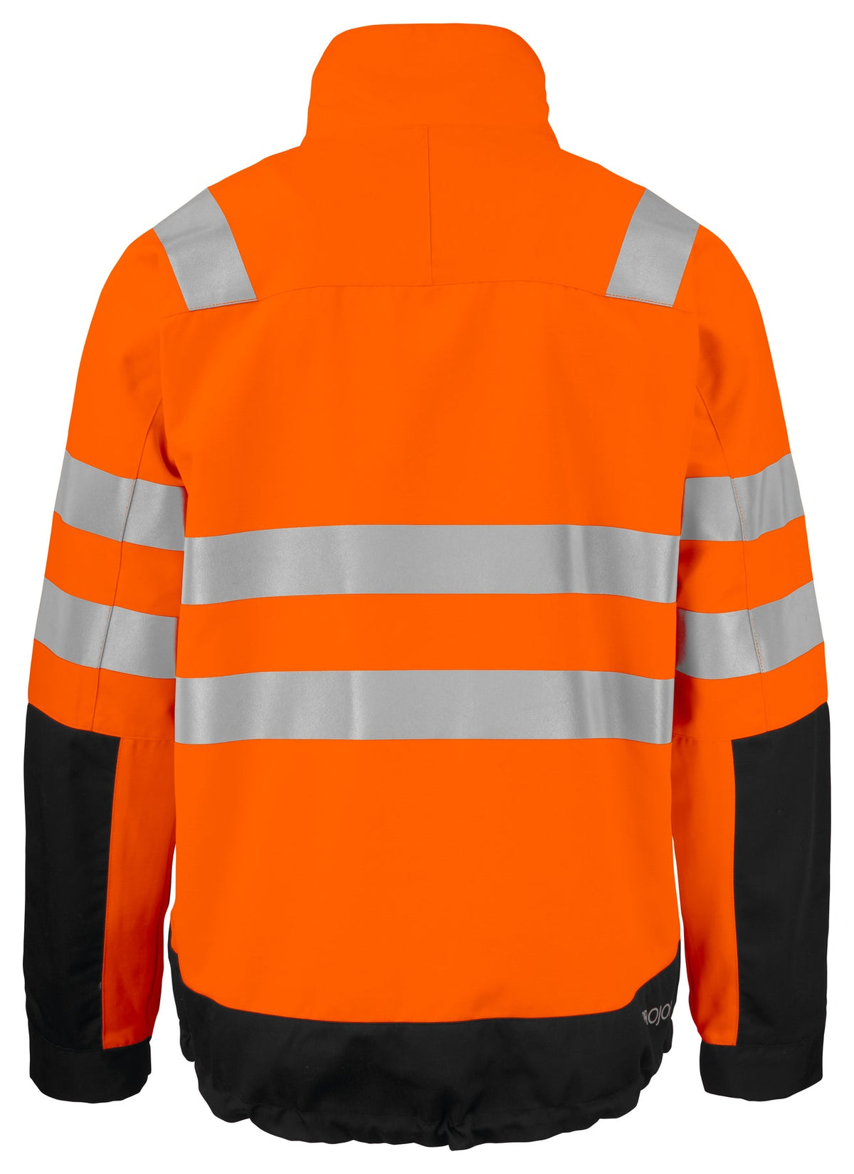 ProJob 6415 Jacke aus Mischgewebe EN ISO 20471 Klasse 3/2 Orange/Schwarz, Rückansicht