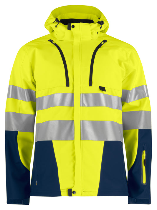 ProJob - 6419 Funktionelle Softshell-Jacke EN ISO 20471 KL 3/2