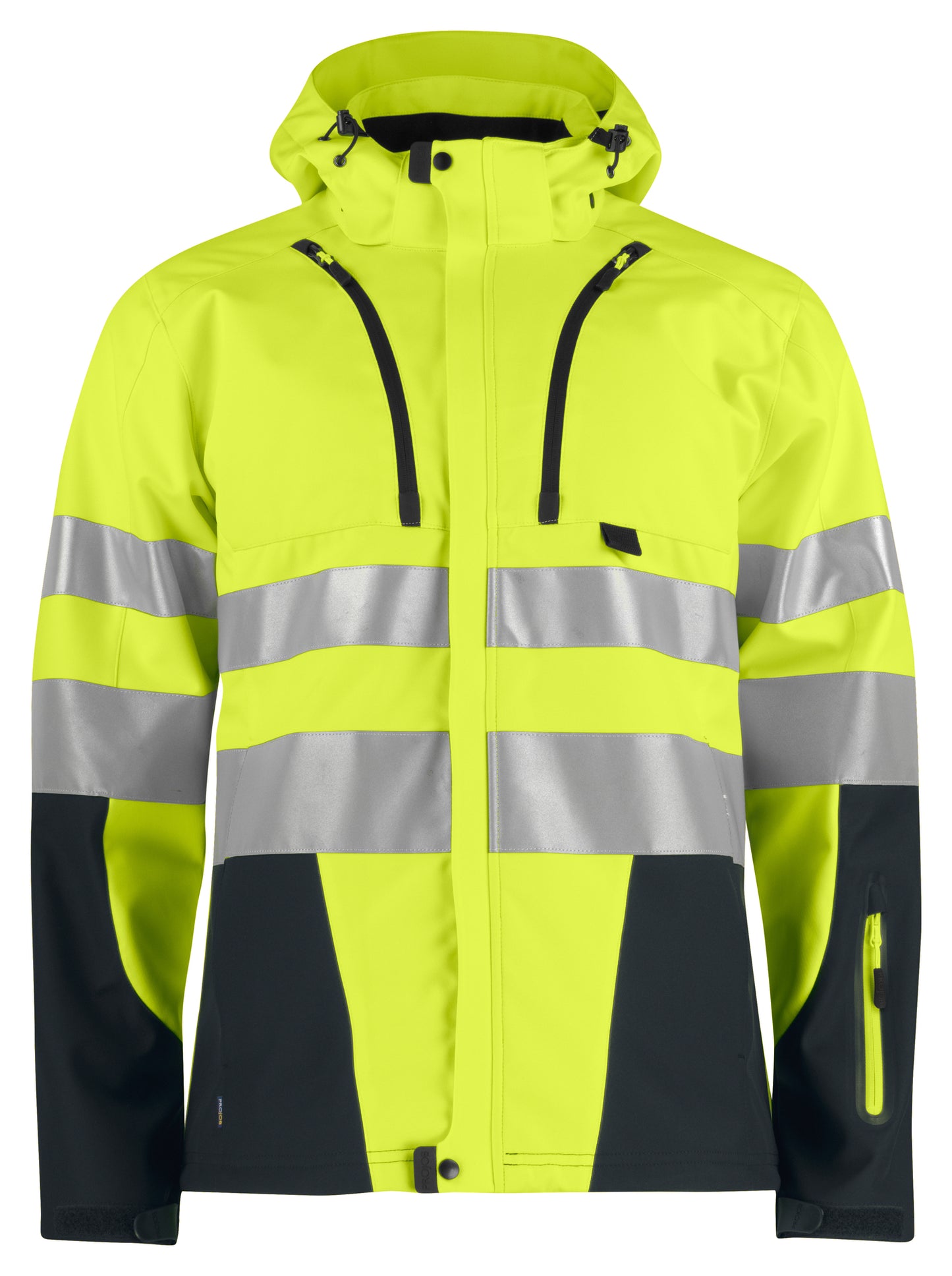 ProJob - 6419 Funktionelle Softshell-Jacke EN ISO 20471 KL 3/2