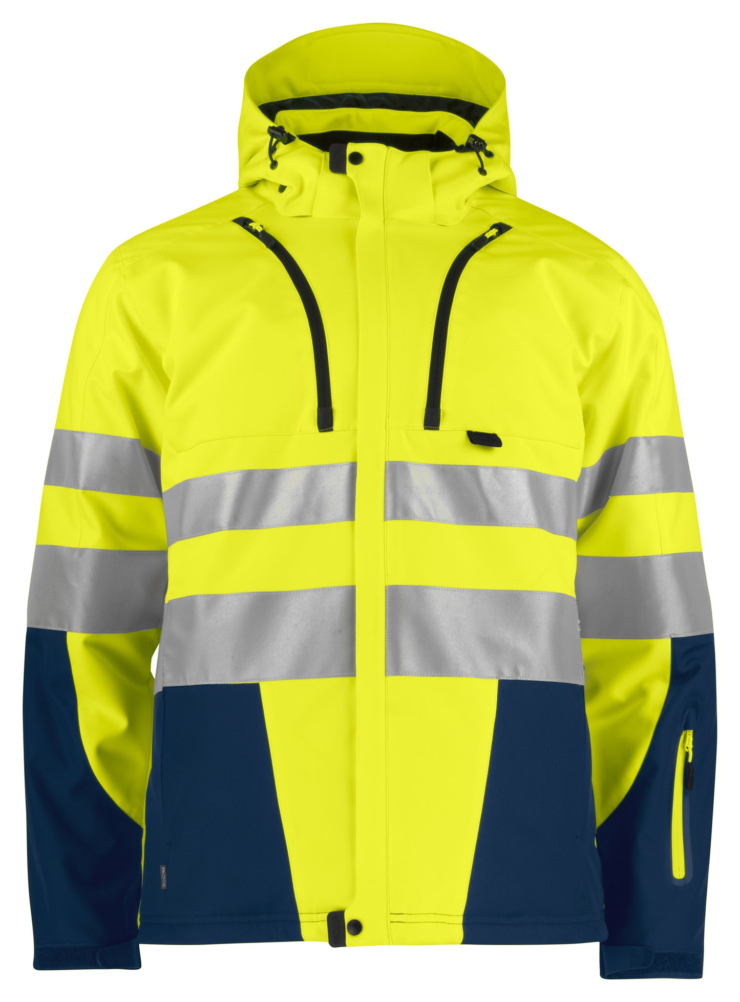 ProJob - 6420 Gefütterte Softshell-Jacke EN ISO 20471 Klasse 3/2