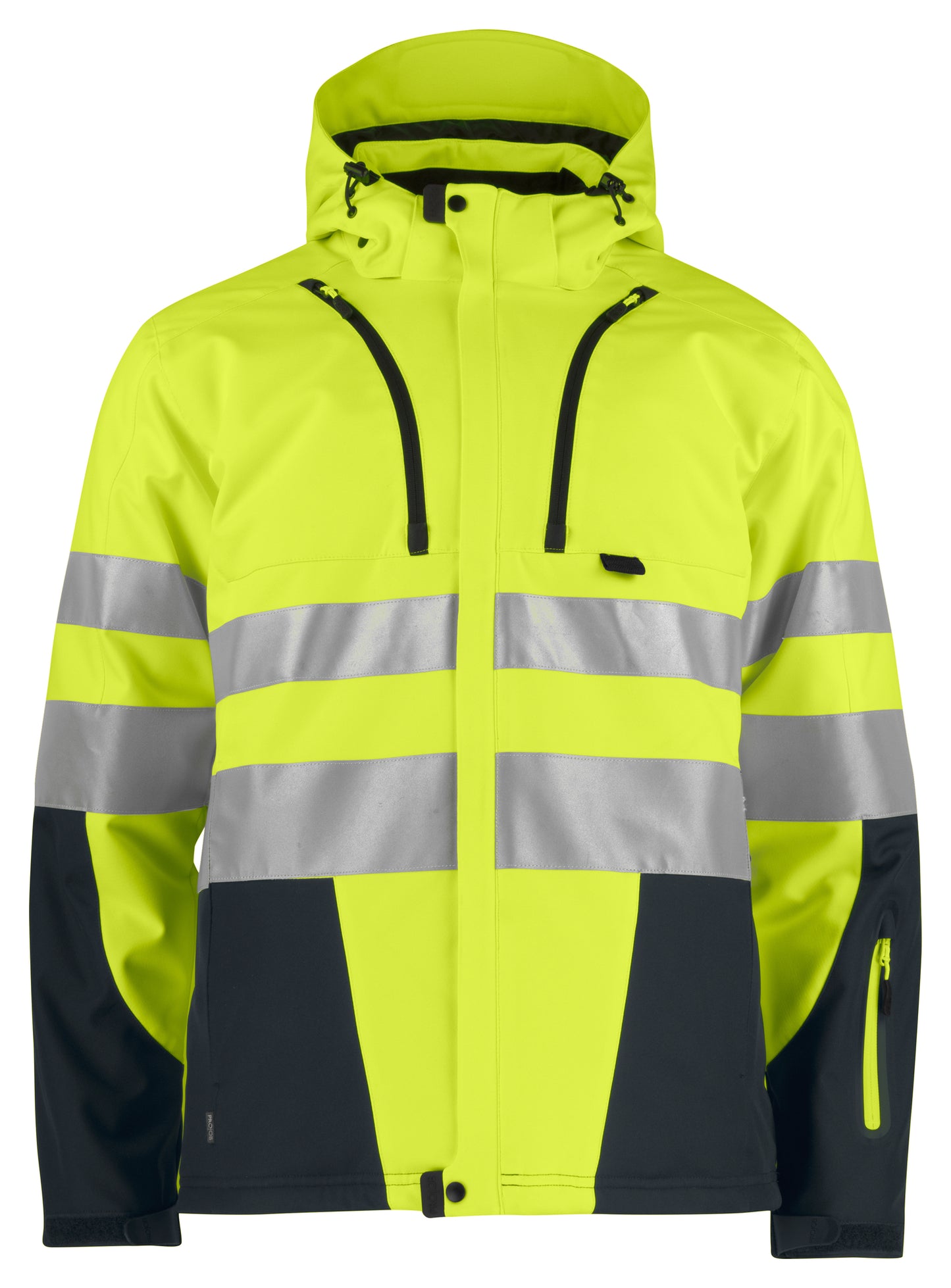 ProJob - 6420 Gefütterte Softshell-Jacke EN ISO 20471 Klasse 3/2