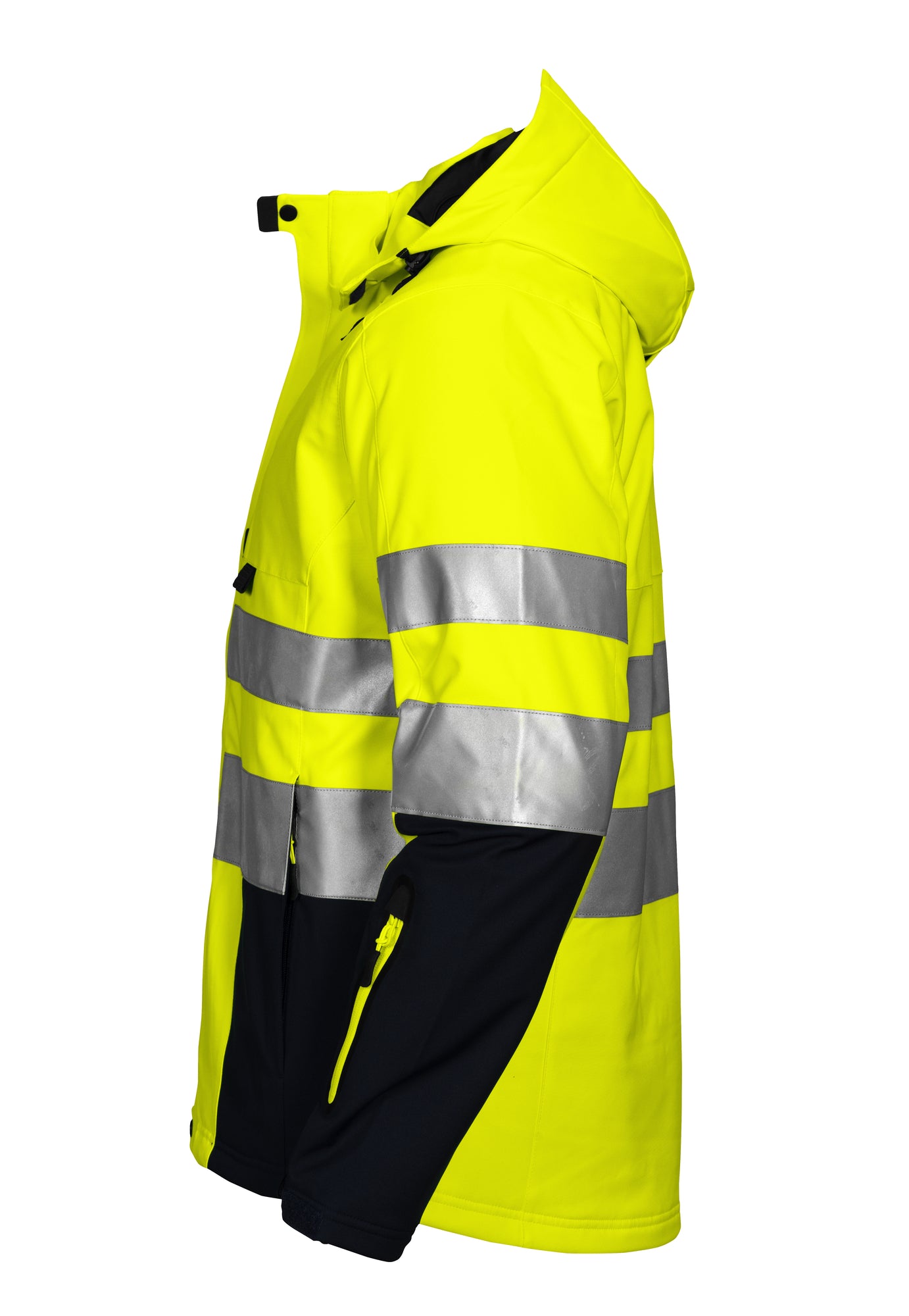 ProJob - 6420 Gefütterte Softshell-Jacke EN ISO 20471 Klasse 3/2