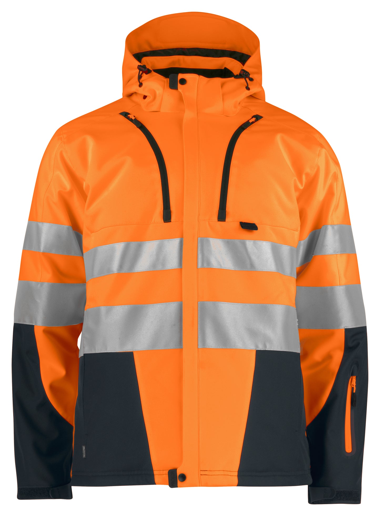 ProJob - 6420 Gefütterte Softshell-Jacke EN ISO 20471 Klasse 3/2