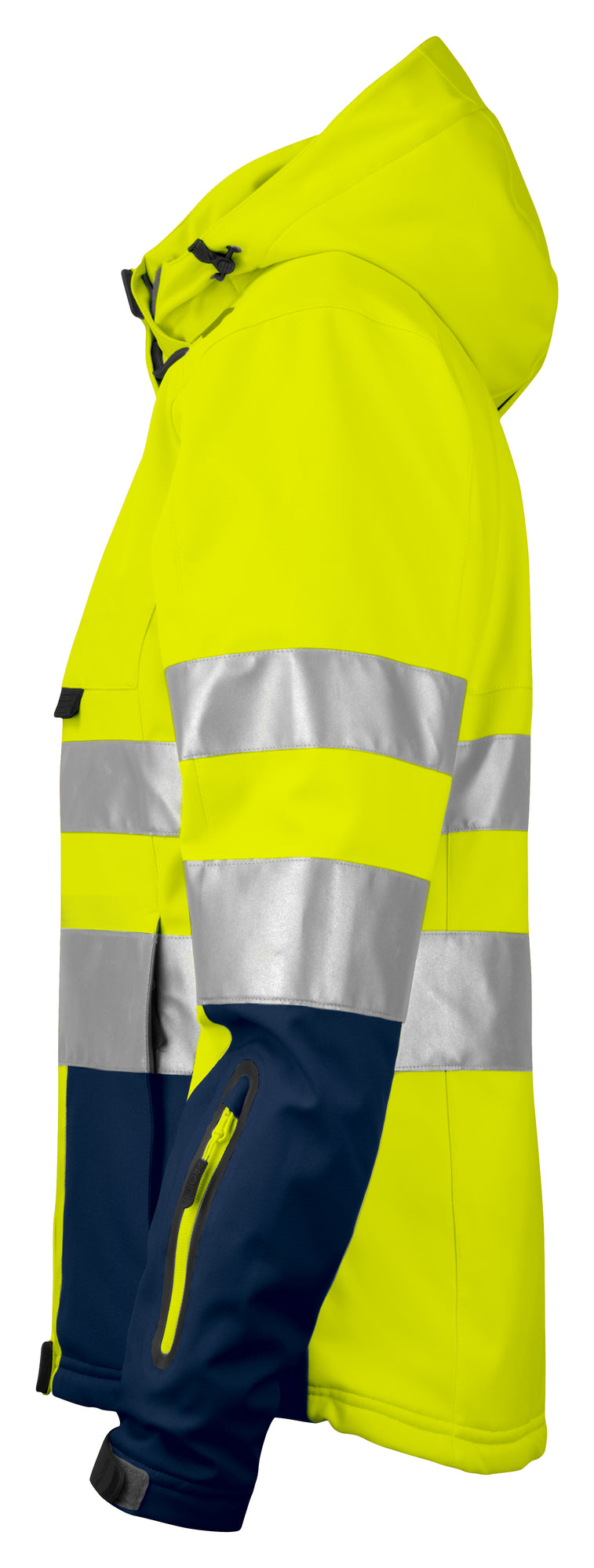 ProJob - 6424 Gefütterte Damen Softshell-Jacke EN ISO 20471 Klasse 3/2