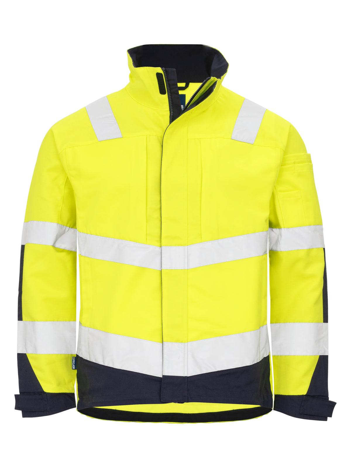 ProJob 6426 Warnschutz Jacke Gelb/Marine, Vorderansicht