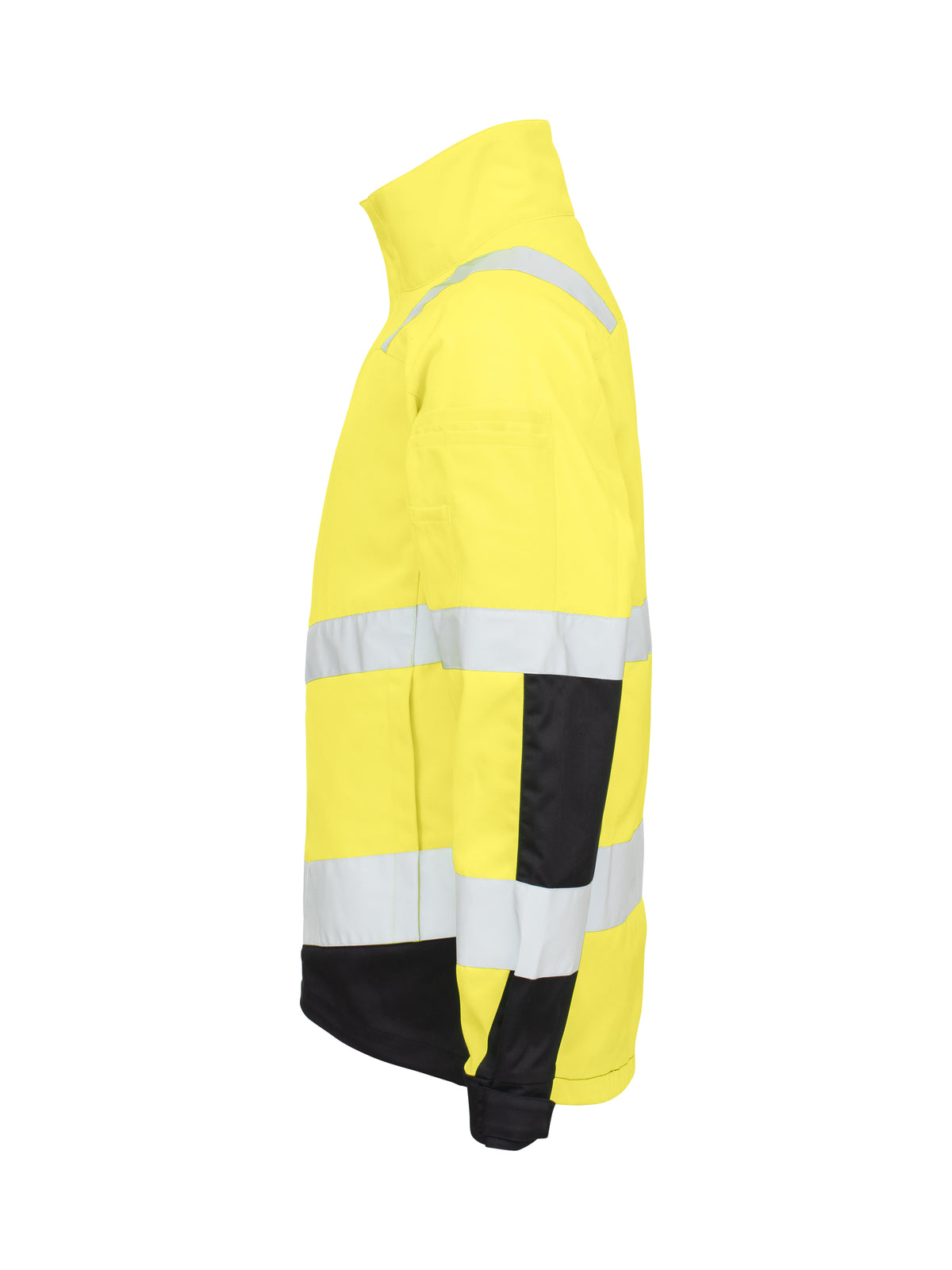 ProJob 6426 Warnschutz Jacke Gelb/Schwarz, Seitenansicht links